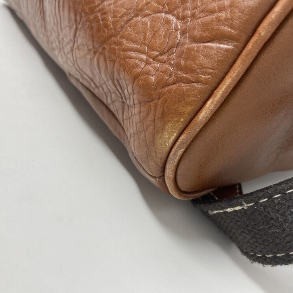 Patricia Nash Crossbody Tote Bag Cognac Brown Leather Handbag - Picture 9 of 16